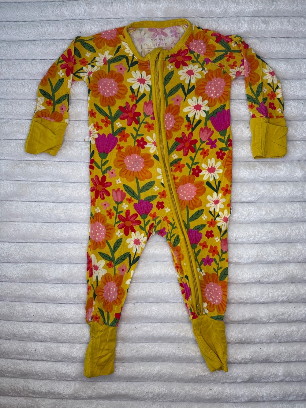 Little Sleepies Sunny Garden Bamboo Viscose Zippy